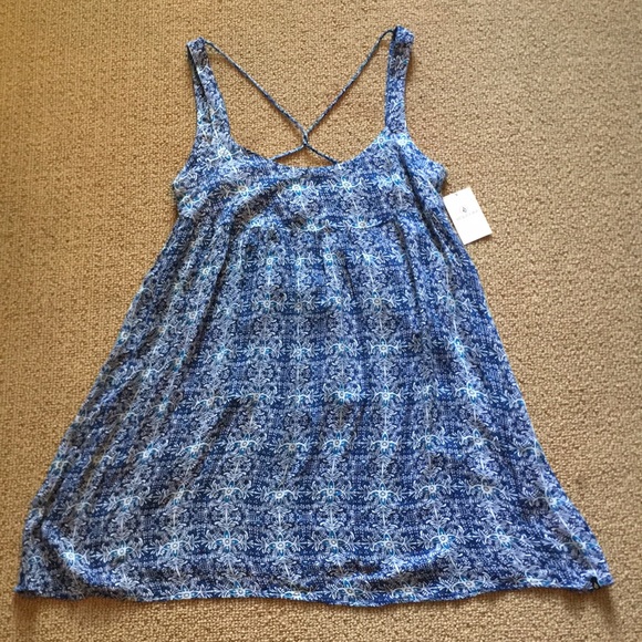 Blue summer sundress (NEVER WORN!) - Picture 1 of 2